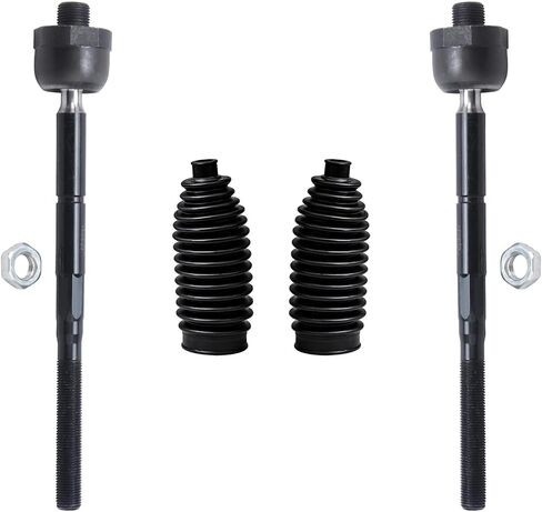 Detroit Axle - Front Inner Tie Rods Kit for 2004-2006 Chevy Colorado GMC Canyon 2006 Isuzu i-280 i-350 2 Inner Tie Rod End Links 2 Boots Replacement - 4pc Set in Saudi Arabia