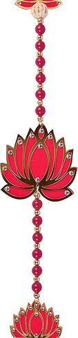 Aditri Creation Set of 2 Pink Lotus String Wall Hanging Decoration for Home Door Wall Temple for Indian Wedding Festival Decorations Home Door Wall Decor Festivities and New Year Gifting in Saudi Arabia