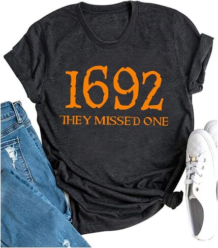 Hocus Pocus Halloween Shirts for Women Come We Fly Fall Tee Shirt Classic Halloween Movie Tops in Saudi Arabia