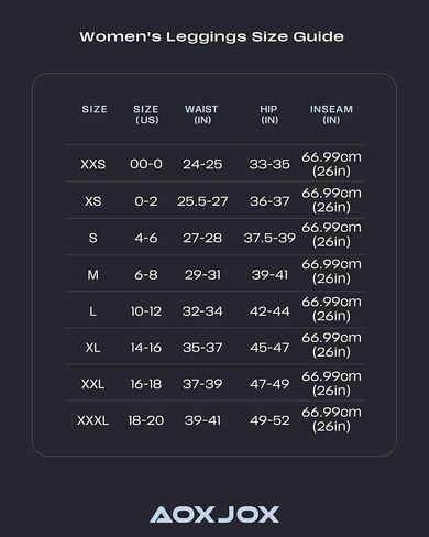 Aoxjox Workout Seamless Leggings for Women Smile Contour High Waisted Athletic Yoga Pants Tights 26" in Saudi Arabia