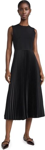 Theory Women's Crew Sleeveless Pleated Dress in Saudi Arabia