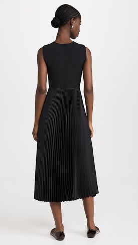 Theory Women's Crew Sleeveless Pleated Dress in Saudi Arabia
