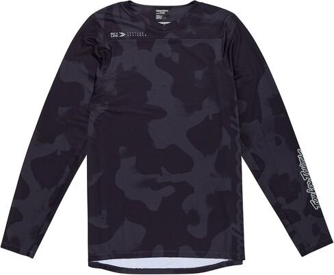 Troy Lee Designs - Skyline LS Jersey; SCRUBLAND Black LG in Saudi Arabia