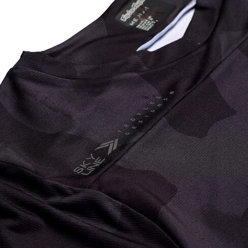 Troy Lee Designs - Skyline LS Jersey; SCRUBLAND Black LG in Saudi Arabia