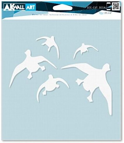 Ducks Flying Shoot Hunt Hunting - Vinyl Decal - Car Truck Laptop - Select Size in Saudi Arabia