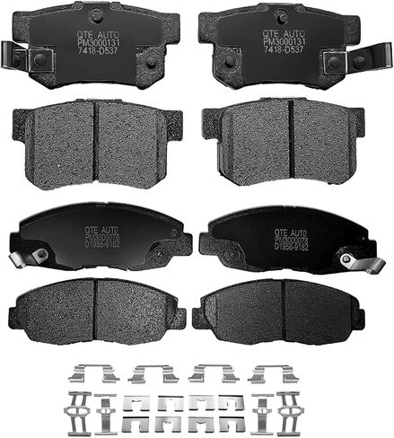 PM Auto Set of 8 Front-Rear Ceramic Brake Pad For 2006-2011 Honda Civic in Saudi Arabia