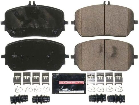 وسادات فرامل سيراميك أمامية من ألياف الكربون من POWERSTOP [خاصة بالمركبة] لسيارة Mercedes GLE450، Mercedes GLE53 AMG، Mercedes GLE580، Mercedes GLS450، Mercedes GLS، Mercedes Maybach GL [خاص بالطراز] in Saudi Arabia