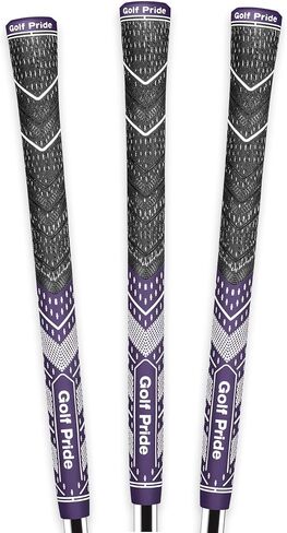 Golf Pride MCC Plus4 Standard 60 Purple/White - 13 Pack in Saudi Arabia