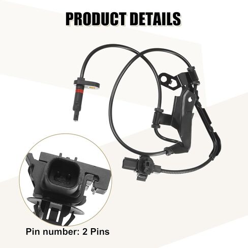 uxcell 2pcs Front Left Right ABS Sensor Wheel Speed Sensor No.57455STXA01/57450STXA01 for Honda Pilot 2009-2015 3.5L V6 for Acura MDX 2007-2013 3.7L V6 in Saudi Arabia
