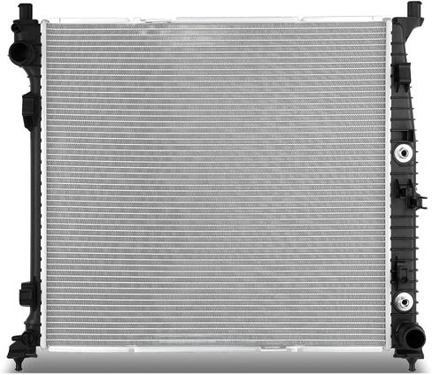 DNA Motoring OEM-RA-2337 OE Style Direct Fit Aluminum Radiator Compatible with 01-07 Mercedez C240 / C230 / SLK280, 25-5/8" W X 16" H X 1" D, 1-5/16" Inlet, 1-5/16" Outlet in Saudi Arabia