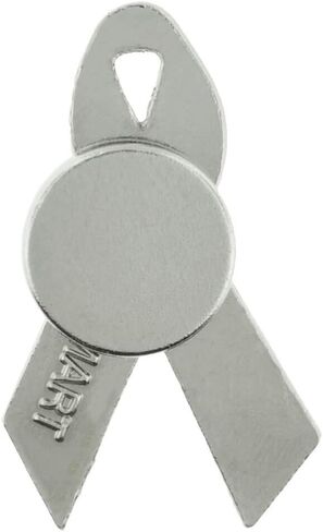 PinMart's Purple Awareness Ribbon Magnetic Enamel Lapel Pin Jewelry in Saudi Arabia