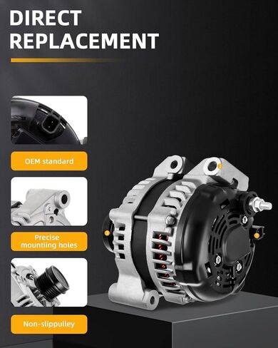 OCPTY Alternators Alternator 11570 2011-2014 for Chrysler for 200,2011-2016 for Chrysler for Town & Country,2011-2014 for Dodge for Avenger,2011-2016 for Dodge for Grand Caravan in Saudi Arabia