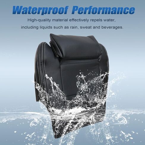 SecosAutoparts Black Front Driver Side Bottom Replacement Leather Seat Cover Compatible with Mercedes Benz GLA250 GLA 250 2016 2017 2018 2019 2020 in Kuwait