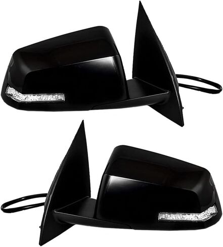 Brock Replacement Driver and Passenger Set Power Side Door Mirrors Heated Signal Spotter Glass Compatible with Traverse Acadia Outlook in Saudi Arabia