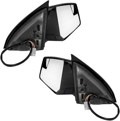 Brock Replacement Driver and Passenger Set Power Side Door Mirrors Heated Signal Spotter Glass Compatible with Traverse Acadia Outlook in Saudi Arabia