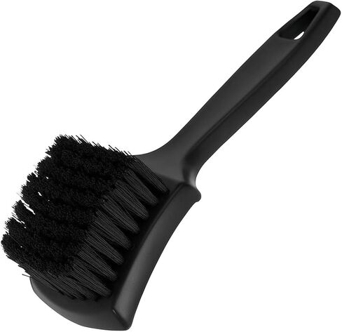 8.3×2.5 Inch Carpet Cleaning Brush, Scrub Brush for Floor Mats, Car Wheel Hub Cleaning Brush for Car Interior and Home, Car Wash Brush Automotive Tire Brush with Soft Bristle Short Handle in Kuwait