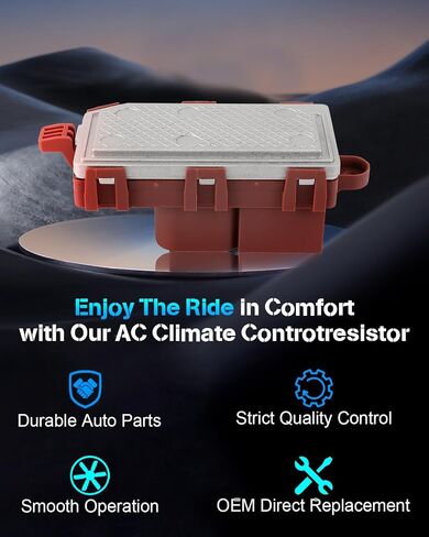 ECCPP AC Blower Motor Resistor Fit for 2016-2018 for Ford C-Max/2015-2019 for Ford Escape/2017-2019 for Lincoln MKC HVAC Heater Blower Resistor Control Module RU920, SW11480C, YH2003, CV6Z19E624F in Saudi Arabia