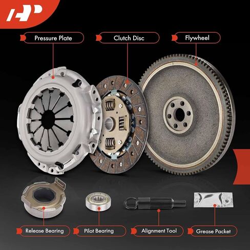 A-Premium Transmission Clutch Kit with Flywheel Compatible with Suzuki Samurai 1985-1995, Sidekick 1989, SJ413 1985, 1.3L, Replace# 1262083000 in Saudi Arabia