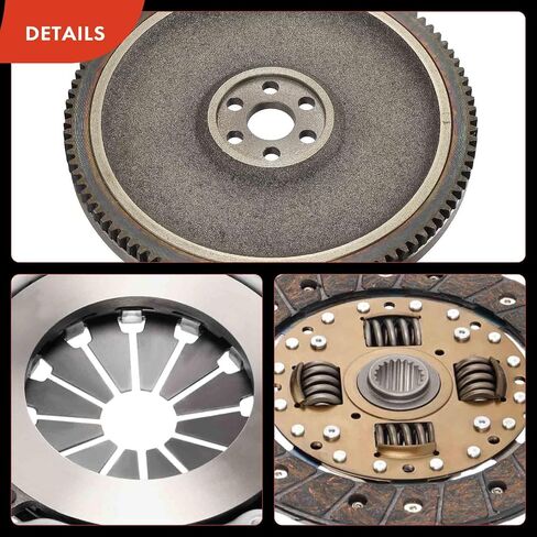 A-Premium Transmission Clutch Kit with Flywheel Compatible with Suzuki Samurai 1985-1995, Sidekick 1989, SJ413 1985, 1.3L, Replace# 1262083000 in Saudi Arabia