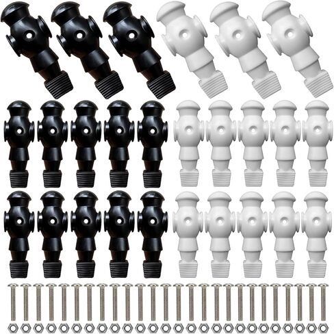 26pcs Foosball Men Replacement, Soccer Player Set Football Players Parts Foosball Man Table Player Football Machine Accessories Replacement Parts (Red & Blue) in Saudi Arabia