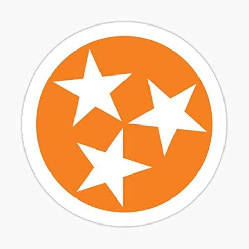 ملصق Tennessee Orange Tristar - ملصق تلقائي، جدار، كمبيوتر محمول، خلية، شاحنة للنوافذ، السيارات، الشاحنات in Saudi Arabia