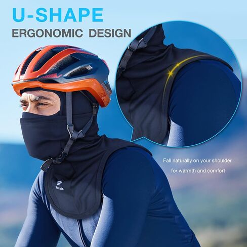 Ski Mask for Men Women, Nose Opening Breathable Warm Balaclava Face Mask Windproof for Skiing Snowboarding Cycling in Saudi Arabia