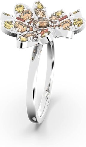 Swarovski Eternal Flower Ring, Flower, Multicolored, Mixed Metal Finish, Size 8 in Saudi Arabia