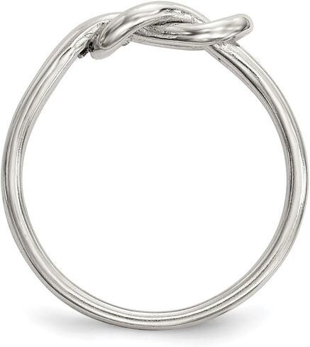 925 Sterling Silver Love Knot Ring Size 6 to 8 in Saudi Arabia
