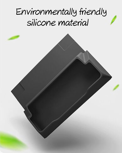 منظم النظارات الشمسية، وحدة تخزين النظارات الشمسية بوحدة التحكم المركزية، صندوق تخزين النظارات المصنوع من السيليكون لمسند الذراع متوافق مع طراز Tesla 3 وطراز y 2021-2024، وليس لـ Highland 3 in Kuwait