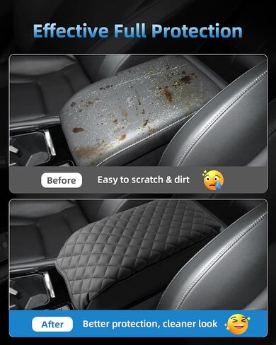 Center Console Armrest Cover for 2023-2025 2026 Honda Accord– 2024 2025 Honda Accord Middle Console Waterproof Soft Leather Cushion, Custom Fit, Anti-Scratch (Basic Edition) in Kuwait