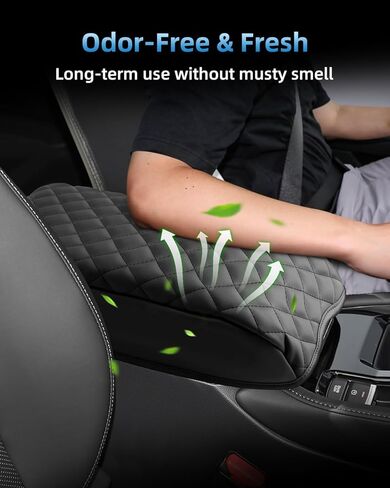 Center Console Armrest Cover for 2023-2025 2026 Honda Accord– 2024 2025 Honda Accord Middle Console Waterproof Soft Leather Cushion, Custom Fit, Anti-Scratch (Basic Edition) in Kuwait