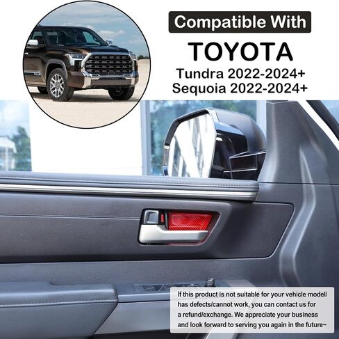 ملصق وسادة فتحة صندوق التحكم المركزي للسيارة من Aunginsy متوافق مع Toyota Tundra 2022-2024 مسند الذراع صندوق تخزين غطاء فتحة لوحة فتحة ملصق مسند الذراع غطاء فتحة تخزين غطاء الكسوة الملحقات in Kuwait