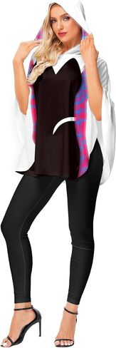 AOBUTE Halloween Sider Web Cosplay Poncho Women Hero Party Cosplay in Kuwait