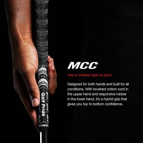 Golf Pride MCC Standard 60 رمادي/أحمر - عبوة واحدة in Saudi Arabia