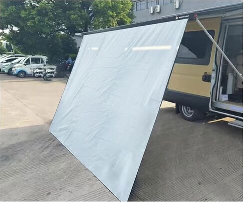 مظلة RV يدوية، مظلة RV، مظلة جانبية للشمس، حاجز للأشعة فوق البنفسجية، مقطورة تخييم متنقل، مأوى H2.2M * W2.5M/3.0M/4M Rv Side Sunshade (3.5M بدون نافذة) in Kuwait