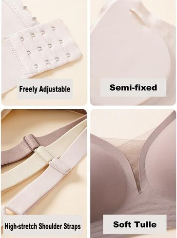 2 قطعة حمالة صدر نسائية بدون خياطة بدون سلك مريح حمالات صدر رافعة للصدر زبداني ناعم لاسلكي Bralette تغطية كاملة للنساء in Saudi Arabia