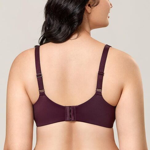 Women's Plus Size Minimizer Underwire Full Coverage Unlined Seamless Bra in Saudi Arabia