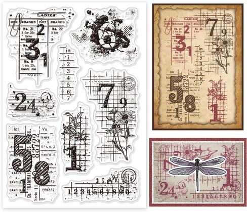 GLOBLELAND Vintage Flower and Bird Text Clear Stamps for Scrapbooking Emotional Text Transparent Stamps Travel Style Silicone Clear Stamp Seals for DIY Envelope Decorative Cards Making in Saudi Arabia