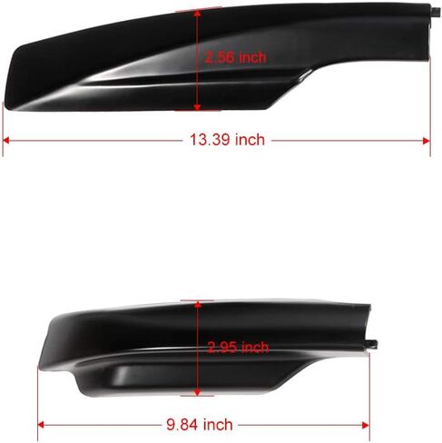 Roof Rack Top Rail End Covers fit for Toyota for RAV4 2006 2007 2008 2009 2010 2011 2012 Black Aluminum Rooftop Cargo Carrier-4PCS in Saudi Arabia