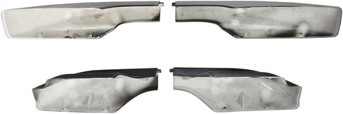 Roof Rack Top Rail End Covers fit for Toyota for RAV4 2006 2007 2008 2009 2010 2011 2012 Black Aluminum Rooftop Cargo Carrier-4PCS in Saudi Arabia