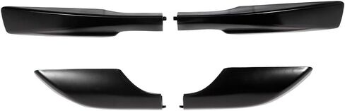 Roof Rack Top Rail End Covers fit for Toyota for RAV4 2006 2007 2008 2009 2010 2011 2012 Black Aluminum Rooftop Cargo Carrier-4PCS in Saudi Arabia