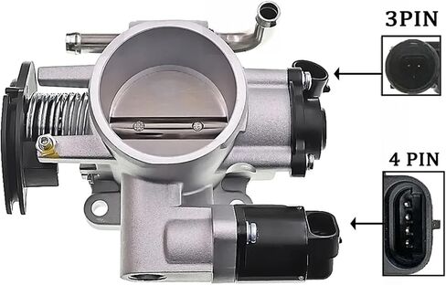 Throttle Valve Socket Compatible with Chevrolet for Aveo 2002 2003 2004 2005 2006 2007 2008 96815470 25183953 96378856 20414696 Throttle Body Valve in Saudi Arabia