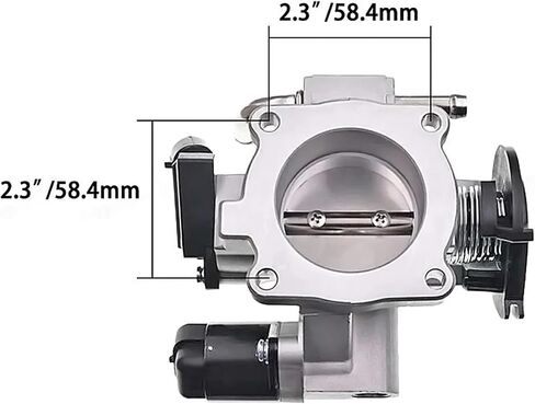 Throttle Valve Socket Compatible with Chevrolet for Aveo 2002 2003 2004 2005 2006 2007 2008 96815470 25183953 96378856 20414696 Throttle Body Valve in Saudi Arabia