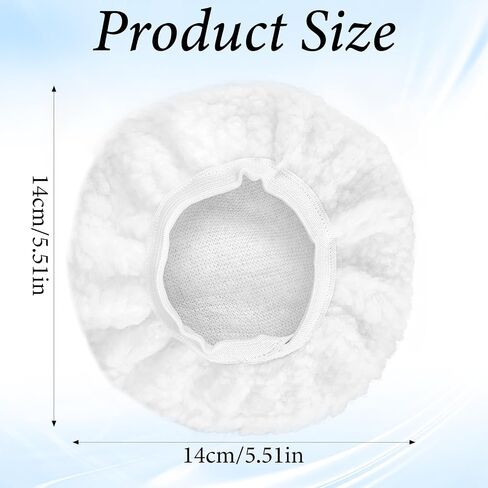 6 Pcs Car Polishing Bonnet Buffing Pad Car Buffer Polisher Waxer Covers Wheel Waxer Pads for Automobile Glass Cleaning and Polish (5" - 6") in Saudi Arabia