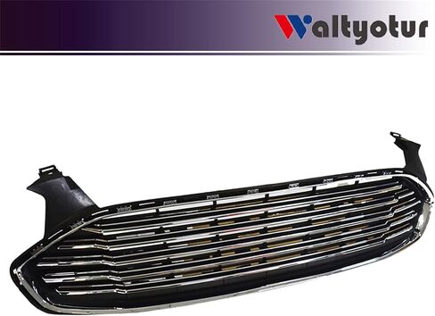 waltyotur Upper & Lower Horizontal Front Hood Bumper Grill Grille ABS Kit Replacement for Fusion/Mondeo 2013 2014 2015 2016 DS7Z8200BA FO1200553 in Saudi Arabia
