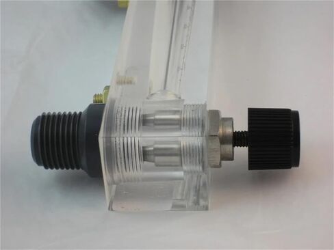 LZM-25 adjustable panel type Acrylic flowmeter(flow meter) for liquid/water/H2O male 1"BSPT or NPT(15-35GPM 20-140LPM) in Saudi Arabia