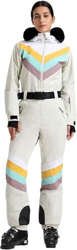 GSOU SNOW Ski Suit Women Snowsuit One Piece Snowboarding Waterproof Windproof Jumpsuit for Outdoor Sports in Kuwait