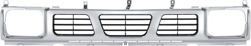Grill Compatible with 94 Nissan D21 XE & 93-94 Nissan D21 Base SE & 95-97 Nissan Pickup Base SE XE Matte Black Grille Replacement for 6231055G00 NI1200115 in Kuwait