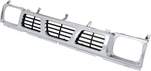 Grill Compatible with 94 Nissan D21 XE & 93-94 Nissan D21 Base SE & 95-97 Nissan Pickup Base SE XE Matte Black Grille Replacement for 6231055G00 NI1200115 in Kuwait