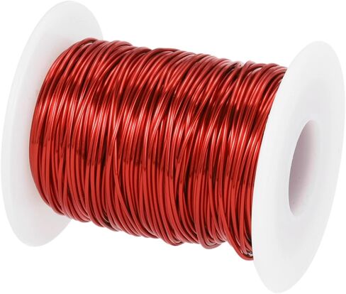 MECCANIXITY 0.24mm Magnet Wire 755ft Enameled Copper Wire Enameled Magnet Winding Wire Coil 100g 155C for Transformers Inductors in Kuwait